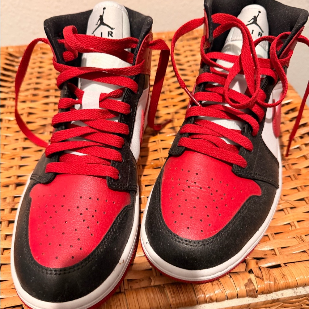 Nike Red and Black Sneakers